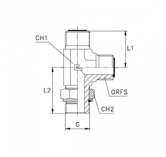 TN516-ORFS 13/16"-R 3/8"