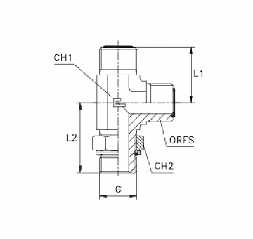 TN516-ORFS 13/16"-R 3/4"