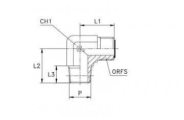 TN94-ORFS 1.3/16"-NPT 1/2"